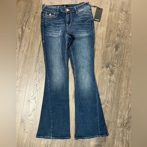 *NWT* True Religion The Joey Mid Rise Flare Jeans